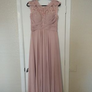 Dusty Rose prom dress